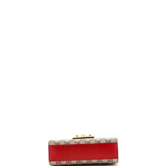 Gucci Padlock Shoulder Bag Gg Coated #237160G79B - Picture 4 of 8